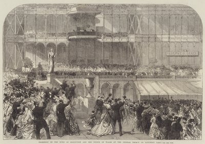 Accoglienza del Duca di Edimburgo e del Principe di Galles al Crystal Palace sabato scorso da Sir John Charles Robinson